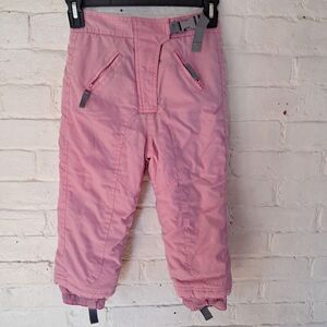 Wonder Kids Toddle Girls 4T Pink Snow Pants Winter Outerwear Ski Pants